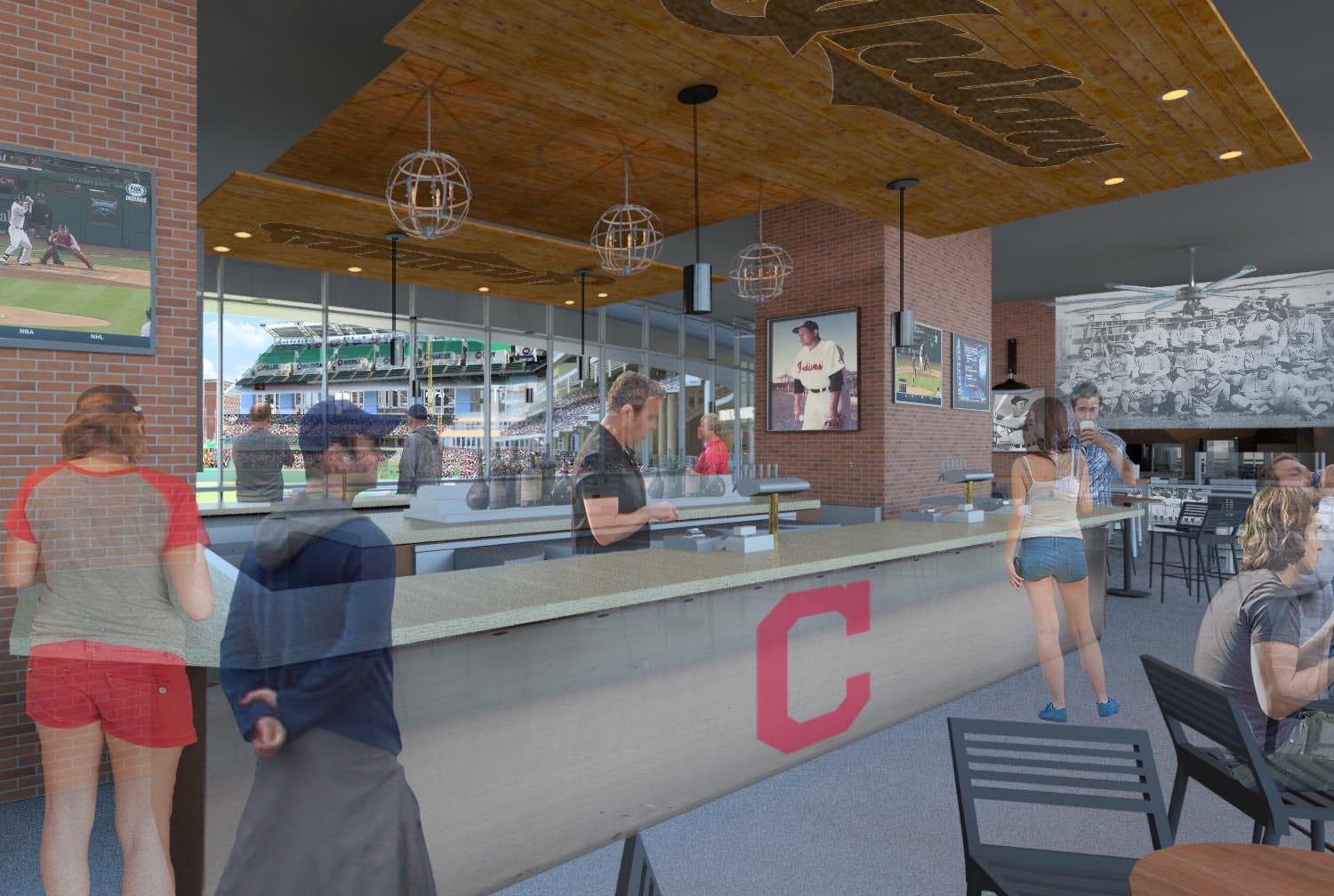 More glimpses at Progressive Field renovations