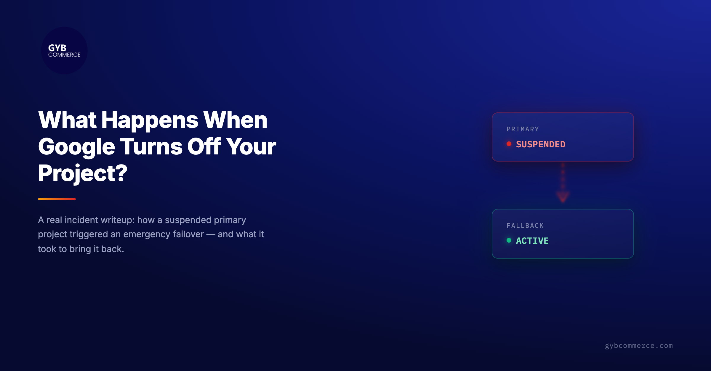 What Happens When Google Turns Off Your Project?