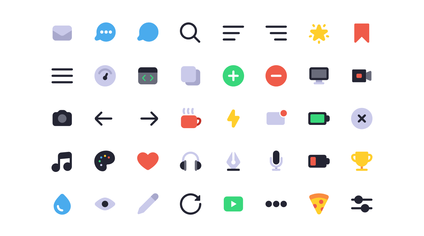 Download Let's make multi-colored icons with SVG symbols and CSS ...