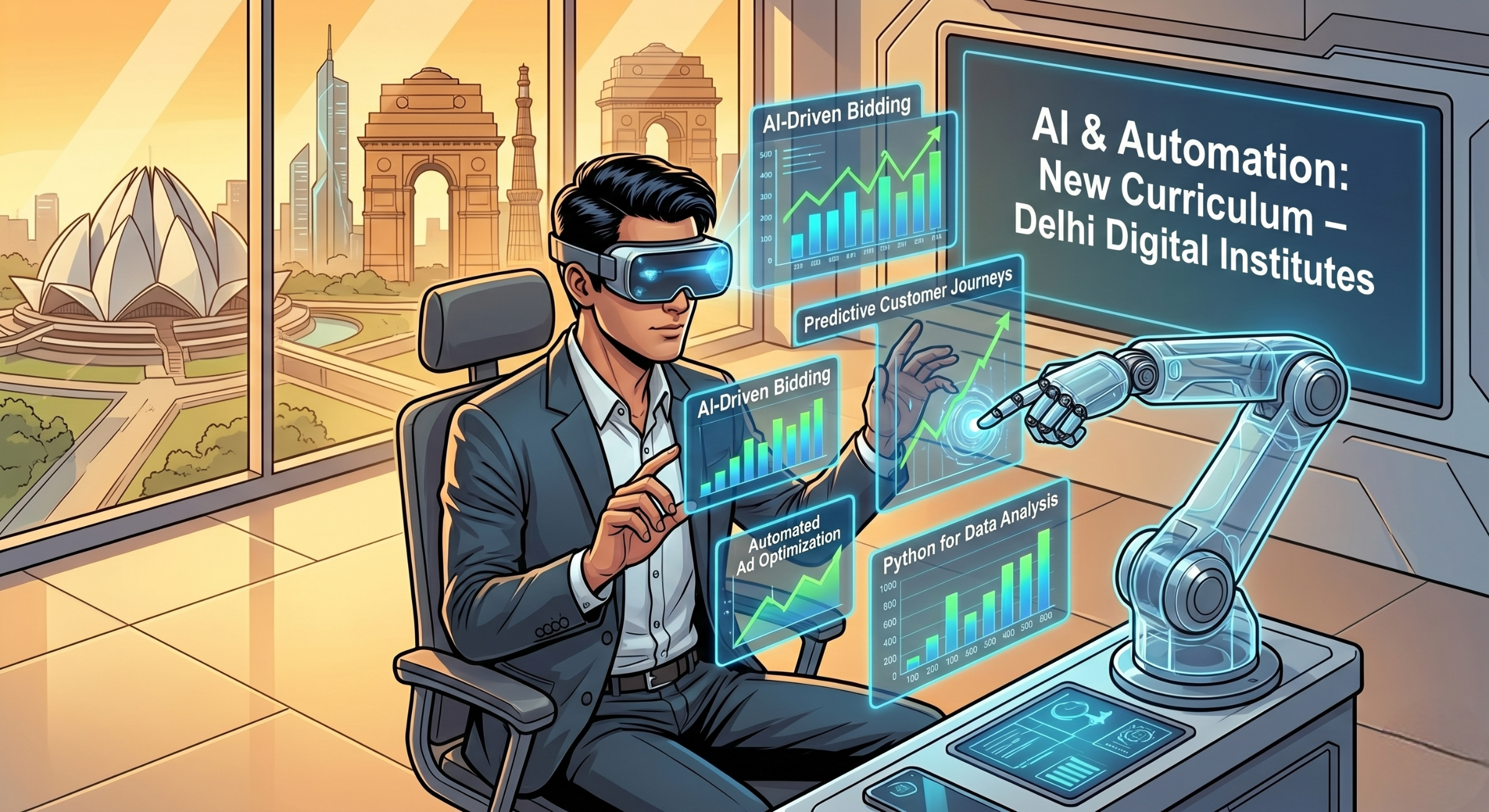 AI & Automation: How Digital Marketing Courses in Delhi Are Adapting to New Trends