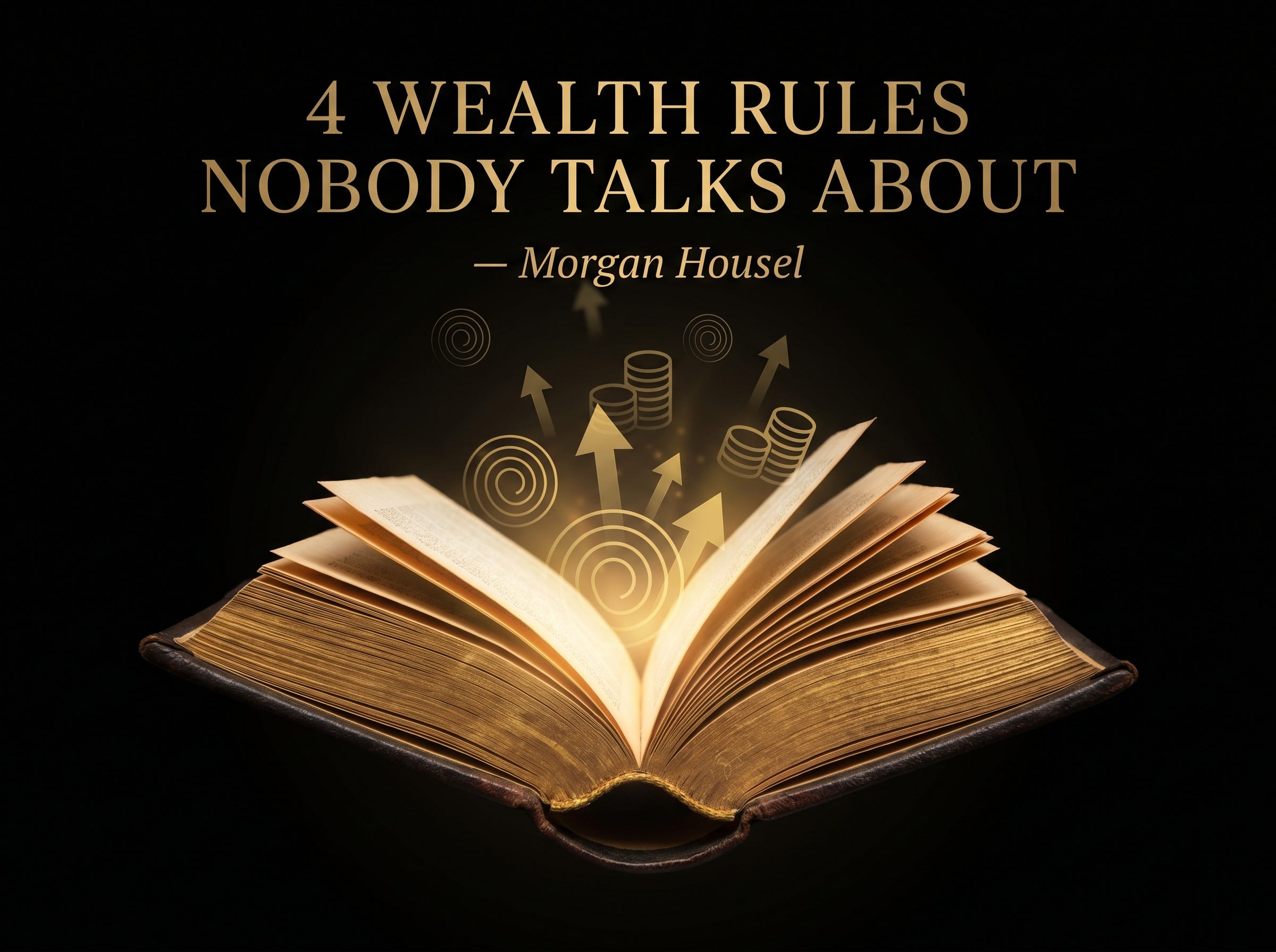 Morgan Housel’s 4Wealth Rules Nobody Talks About