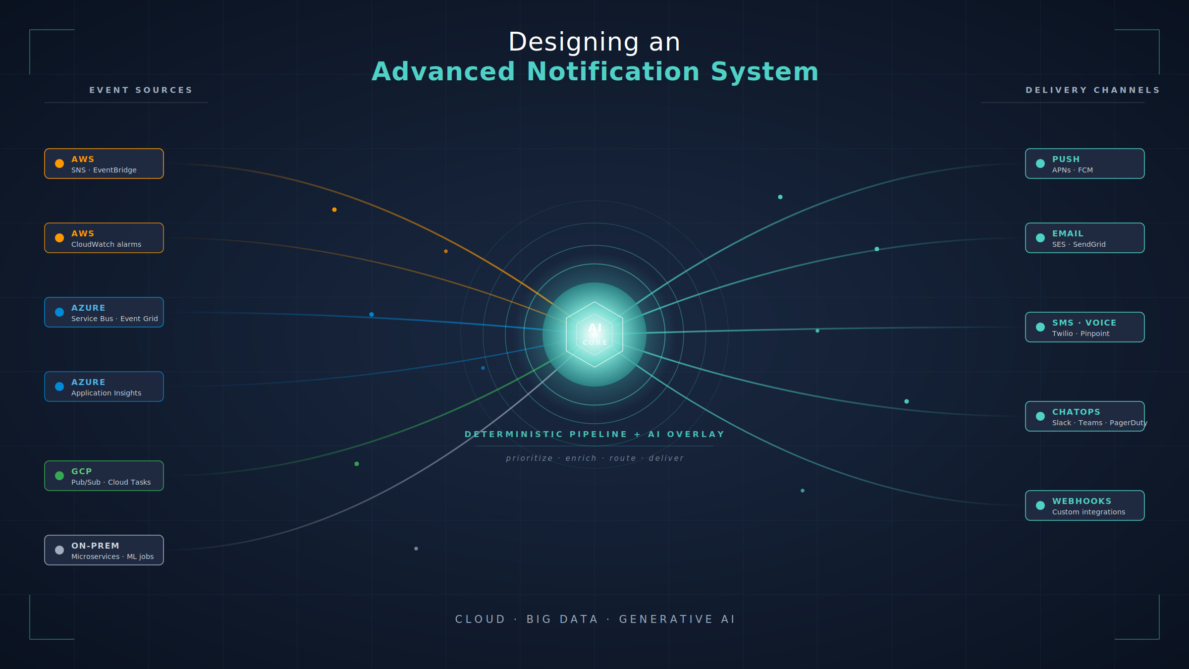 System Design: How AI Fits in Advanced Notification System in the Era of Multiple Clouds