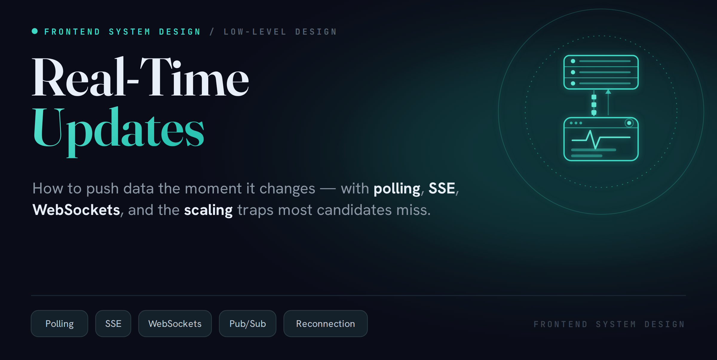 Frontend System Design: Real-Time Updates