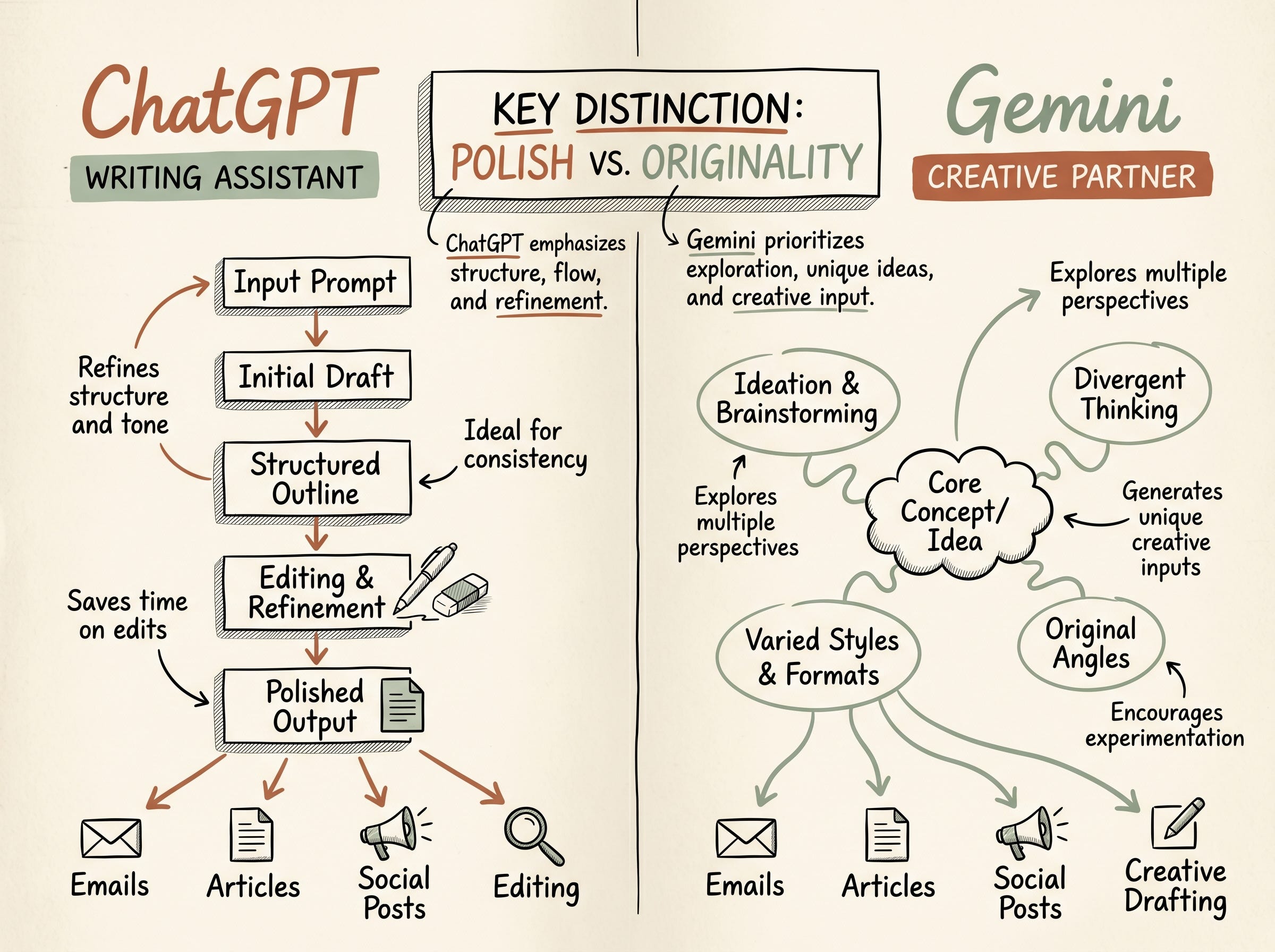 Gemini vs. ChatGPT for Writing: Which AI Actually Produces Better Content?