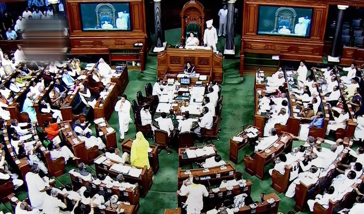 Lok Sabha (Source: Decan Herald )
