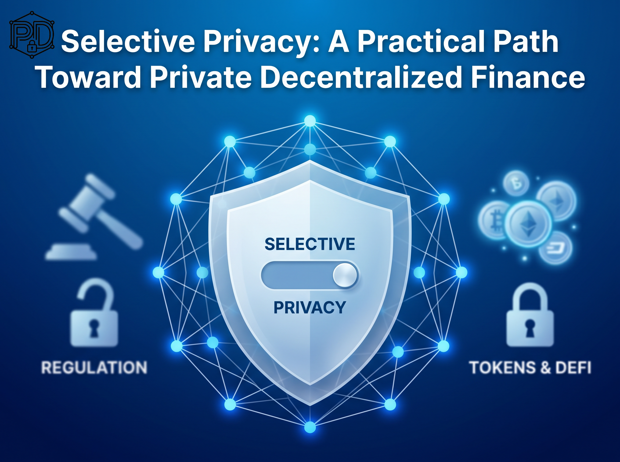 Selective Privacy: A Practical Path Toward Private Decentralized Finance
