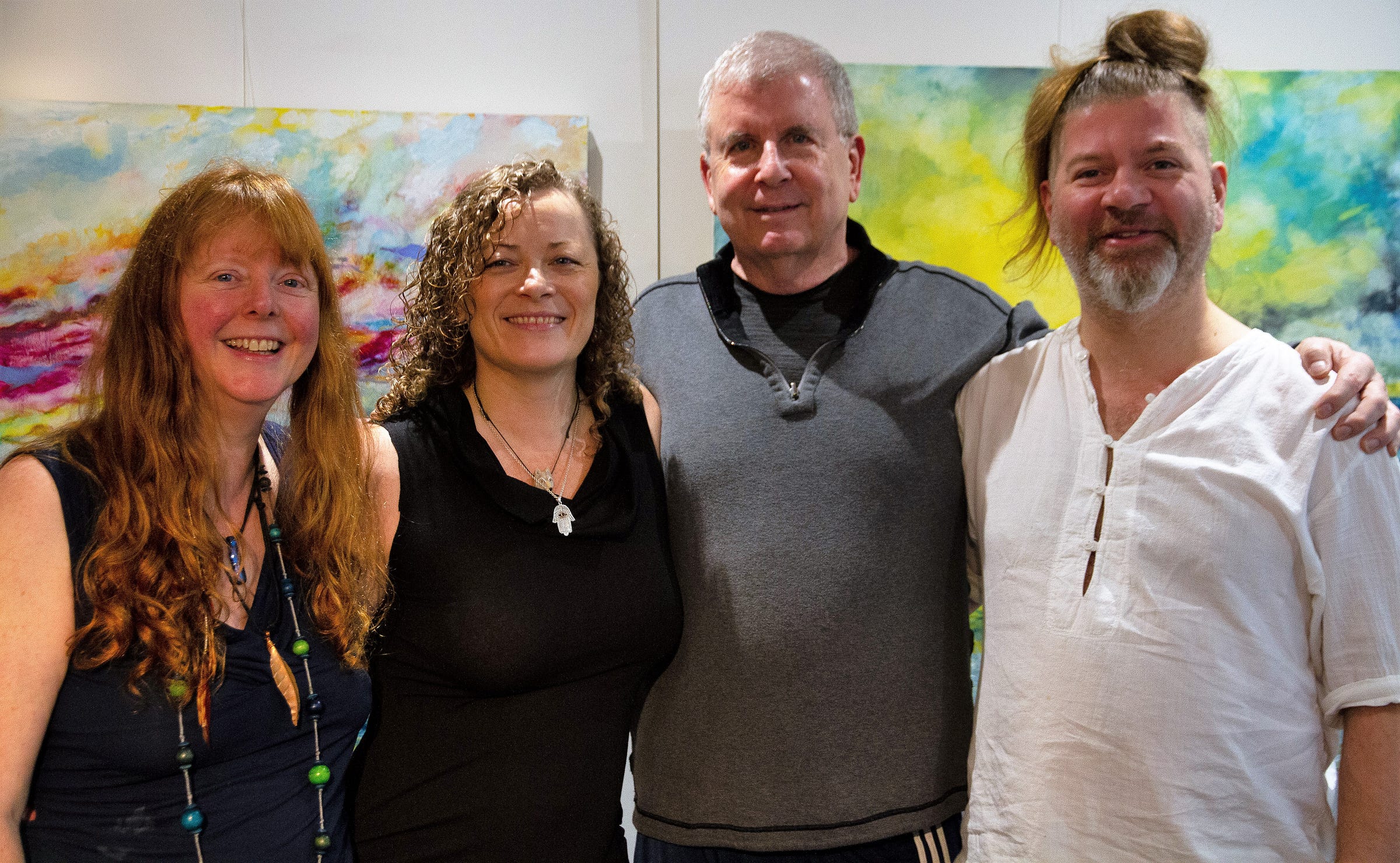 Sexological bodywork practitioners (left to right): Katie Serra, Sue Sutherland, Joseph Kramer and Kian de la Cour.