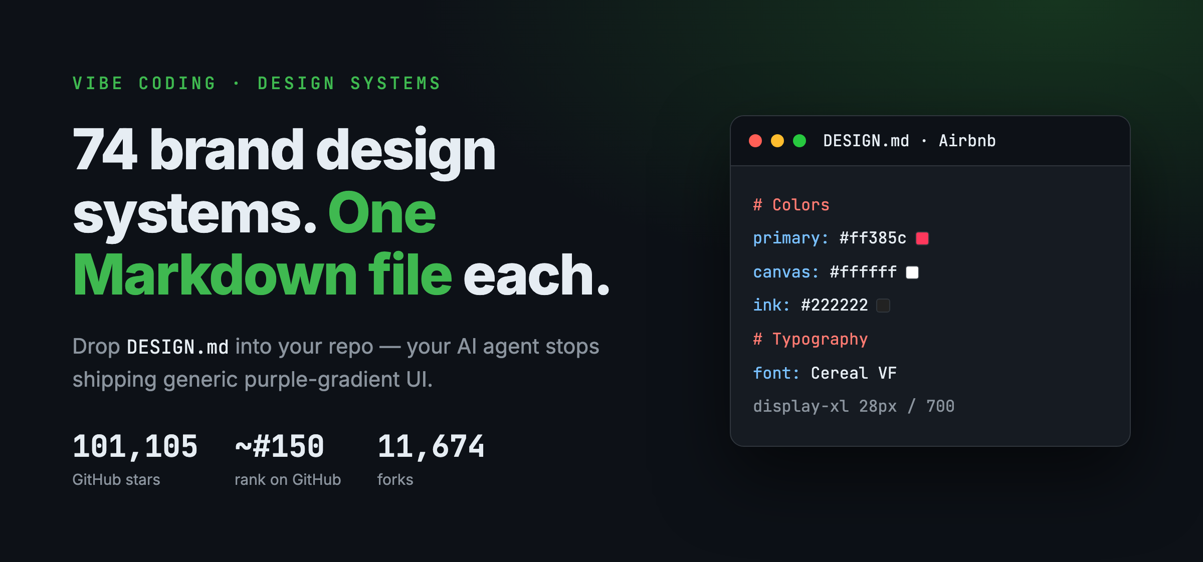 DESIGN.md Just Hit 101K Stars: Stop Shipping Generic AI UIs