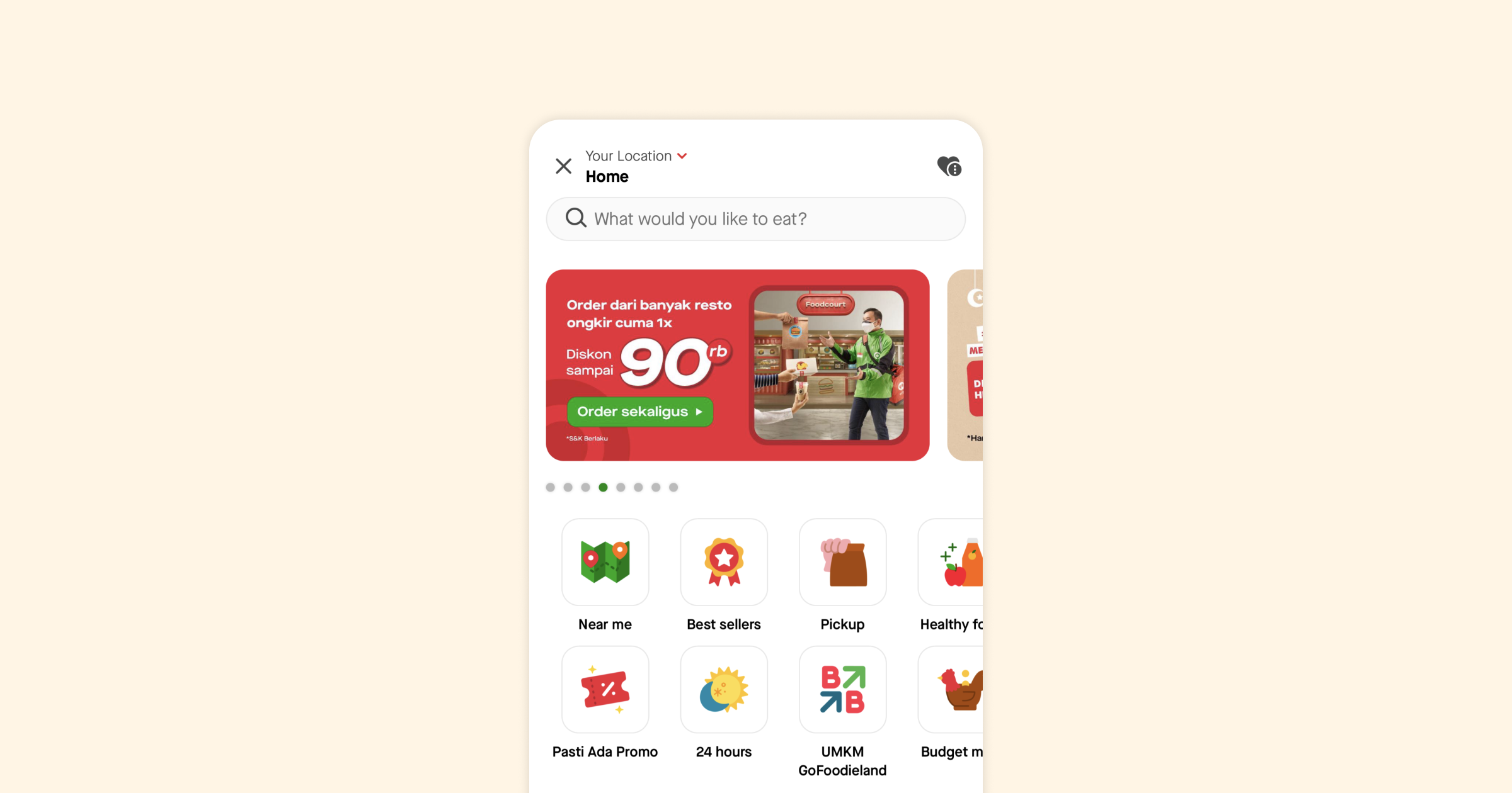 Appetizing Upgrades: Unveiling the New Features on GoFood Home