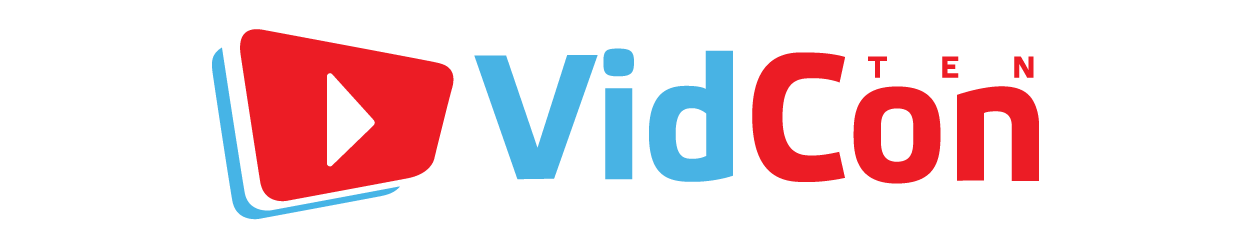 VidCon Ten logo