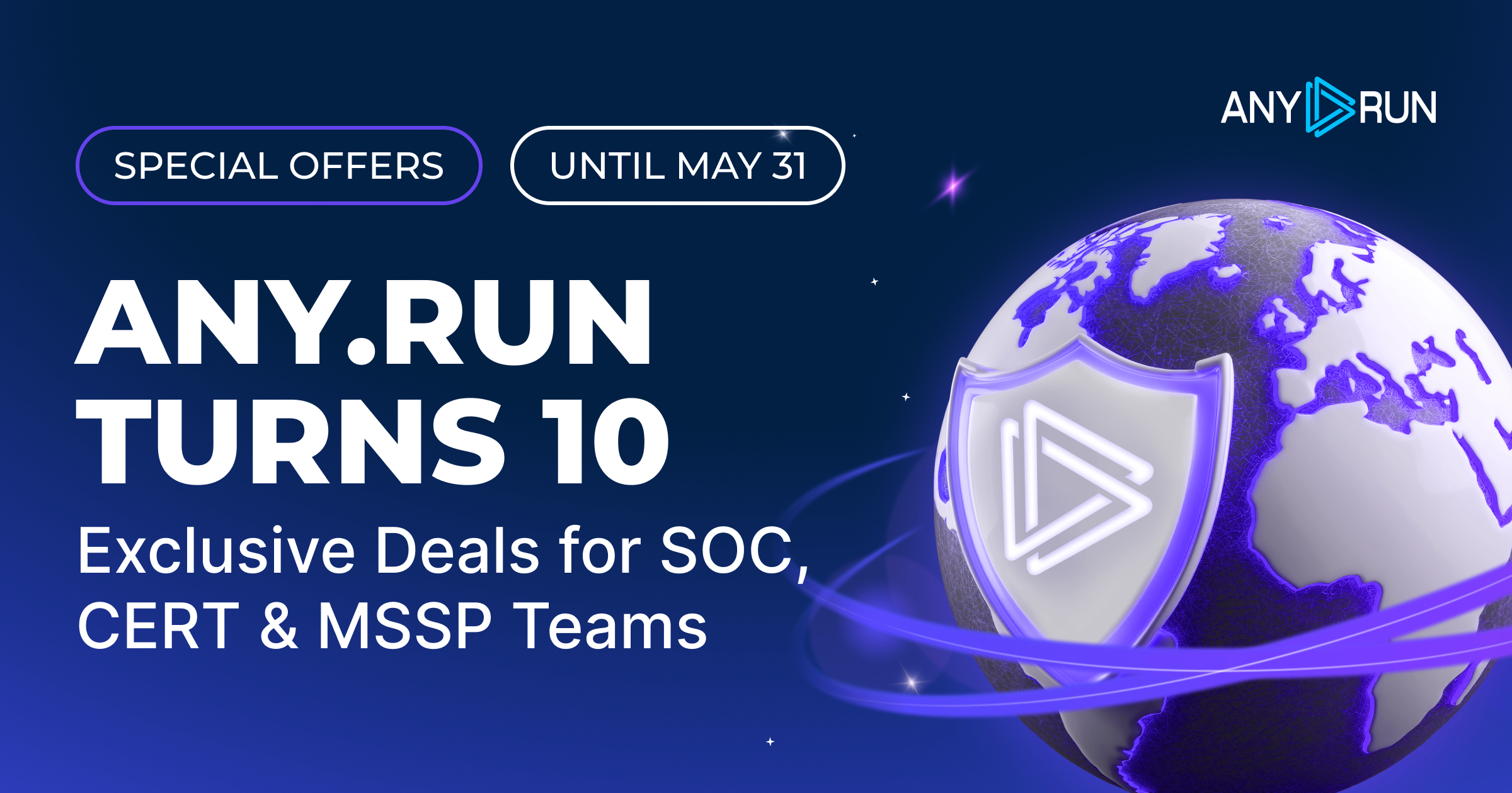 ANY.RUN Turns 10: Special Offers for Stronger Security Operations