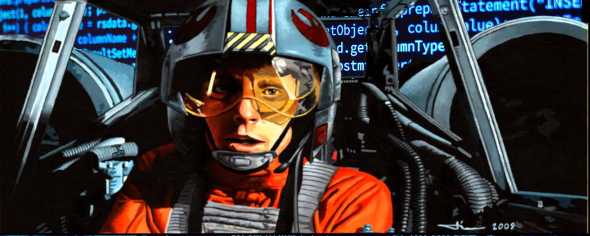 Luke’s original strategy was to attack the death star via SQL injection, but in the end he went for an X-Wing based buffer overflow.