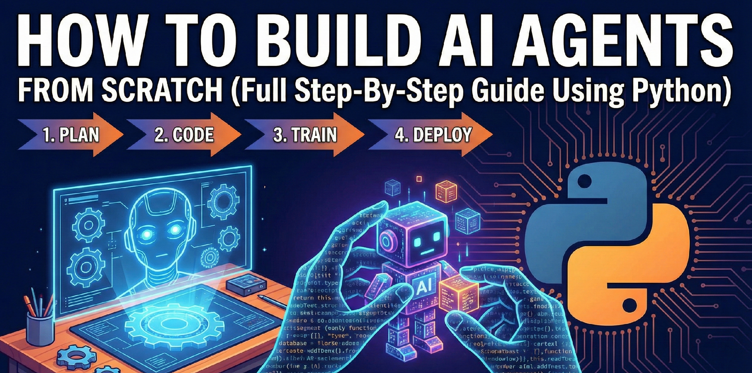 How to Build AI Agents From Scratch (Full Step-By-Step Guide Using Python)