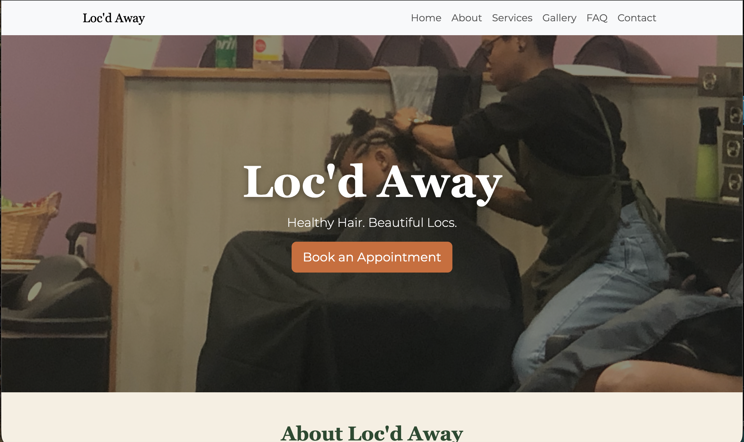 Loc’d Away Website Development Project