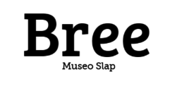 Bree Museo Slap font duo