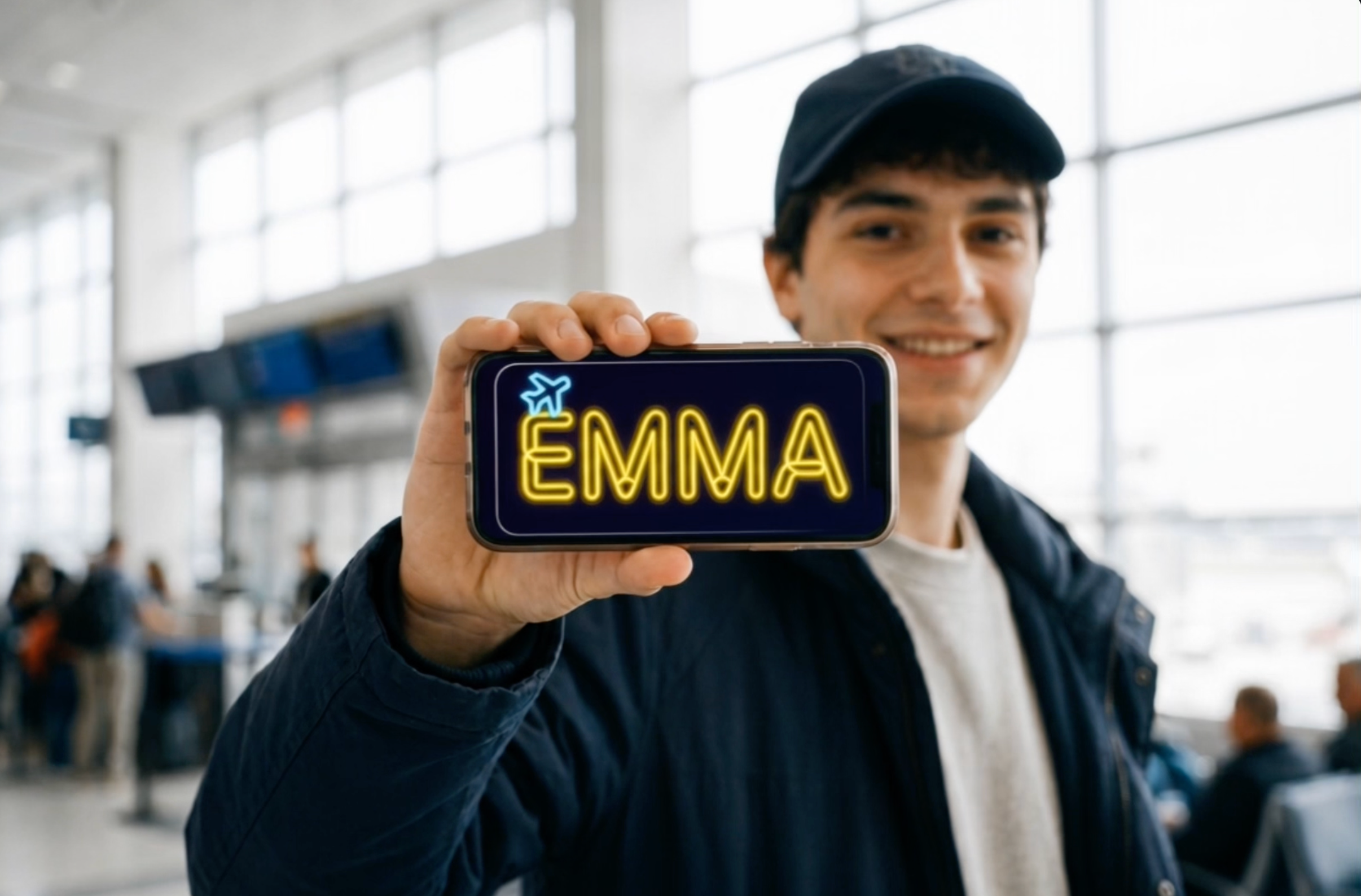 How to Make an Airport Pickup Sign on an iPhone