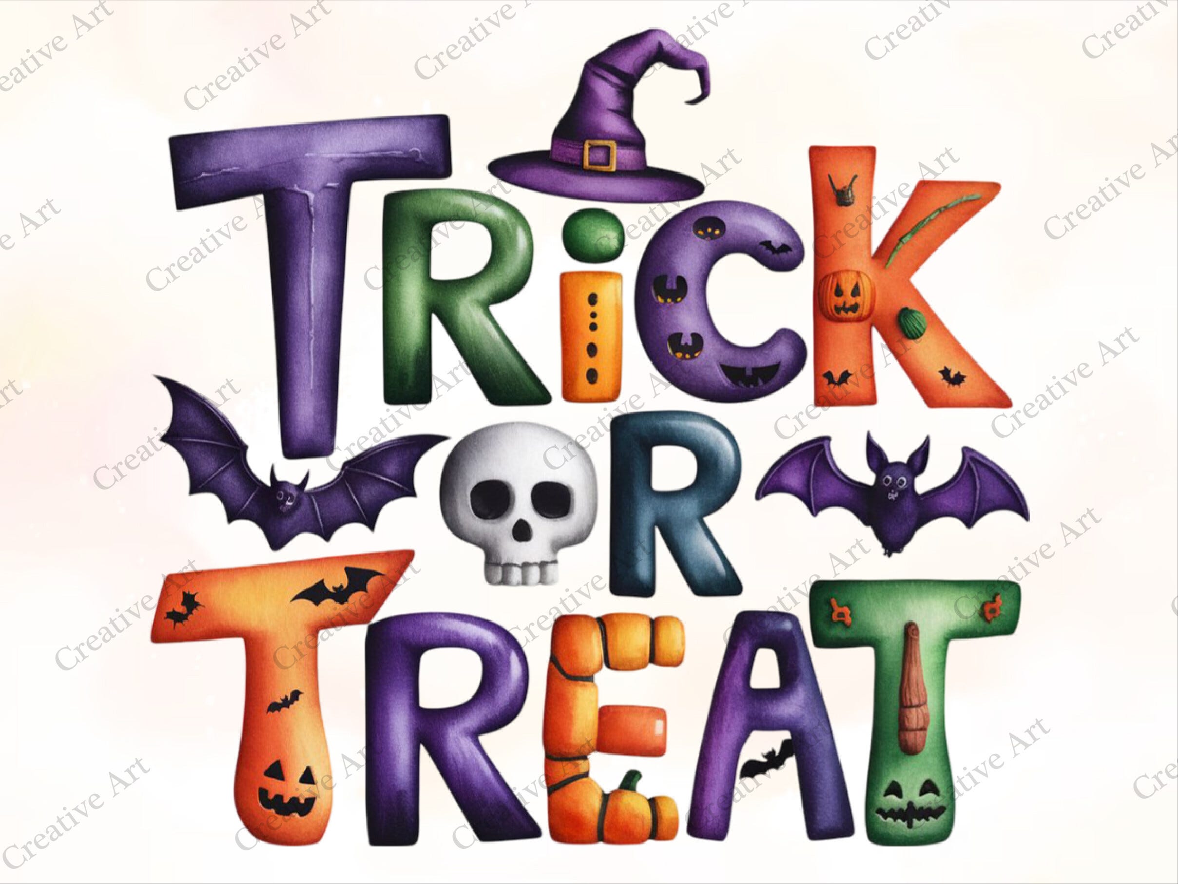 Cute Halloween Png -Trick or Treat Png