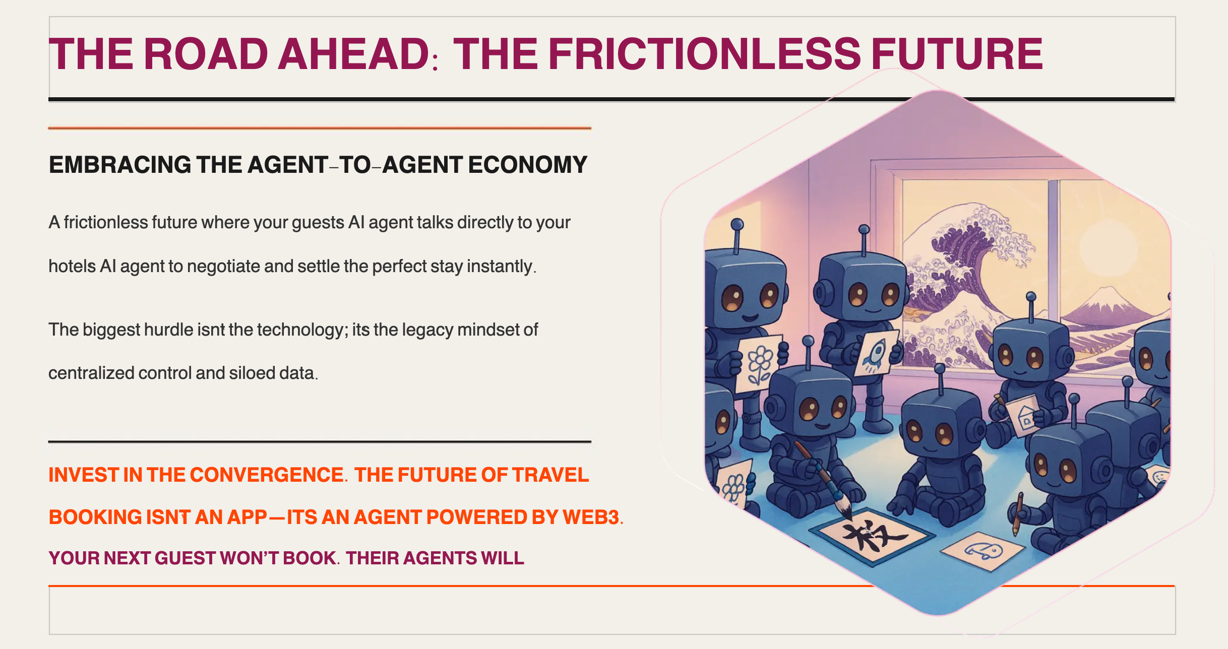 Web3 + Agentic AI: An Innovation Force Multiplier for Travel & Hospitality