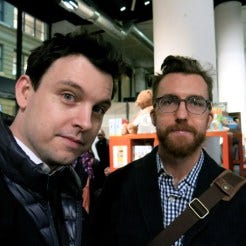Assistant managing editor of Cosmopolitan M. Ryan Purdy and author of Light without Fire Scott Korb