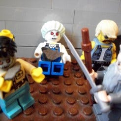 skull faces legos