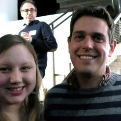 Tin House editor Emma Komlos-Hrobsky and writer of quality fiction Christopher Swetala