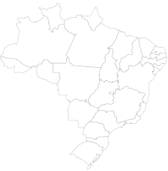 Malha geográfica do brasil