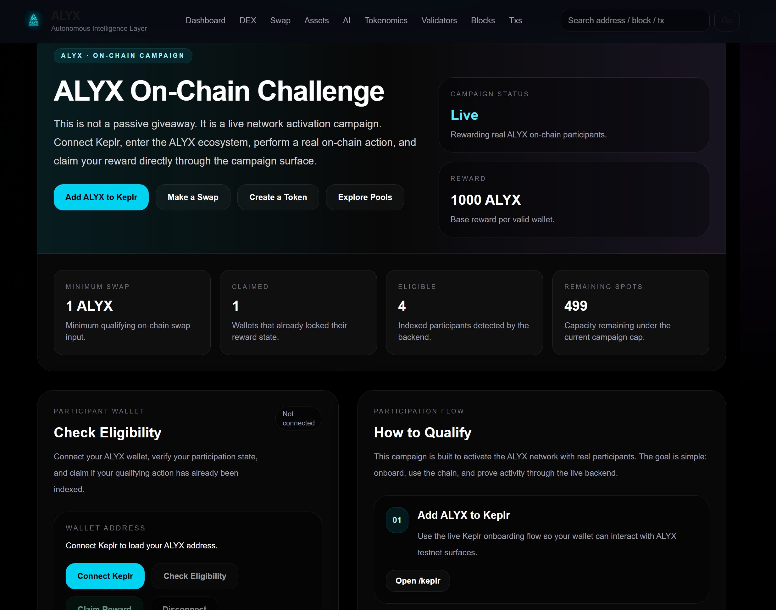 ALYX On-Chain Challenge A New Model for Real Participation