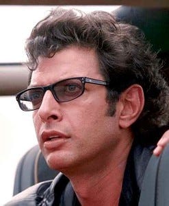Jeff Goldblum in Jurassic Park