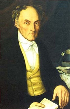 Portrait of Ernst Anschütz in a yellow vest