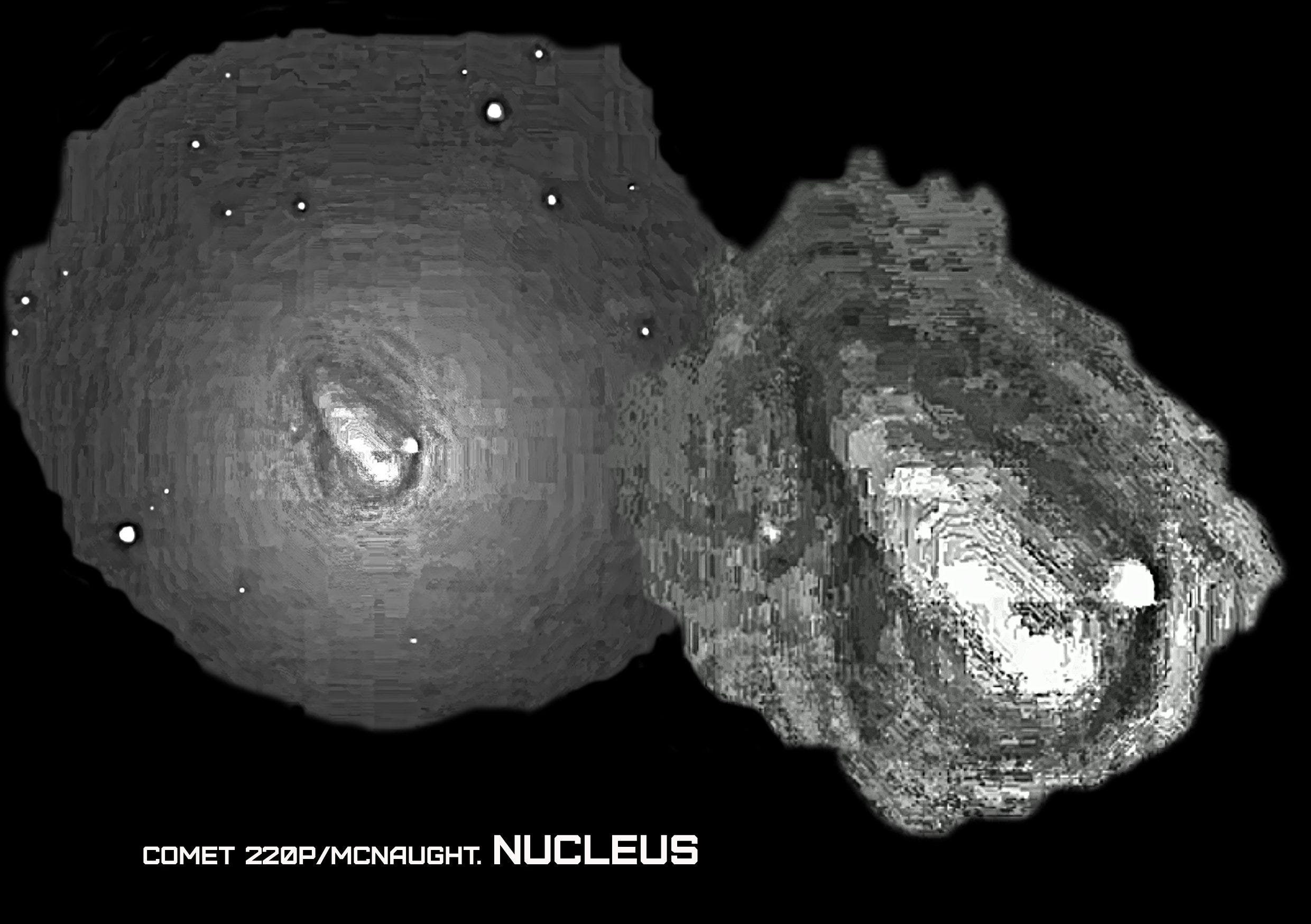 Comet 220P/McNaught. Data analysis.