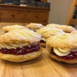 Home-made Viennese whirls