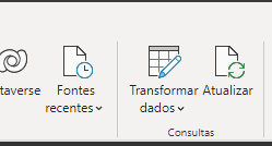 No Power BI Desktop, abra ‘Transform Data’.