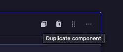 Duplicate component button in Strapi Dynamic Zone Block Editor