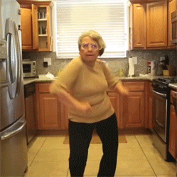 Grandmas dancing