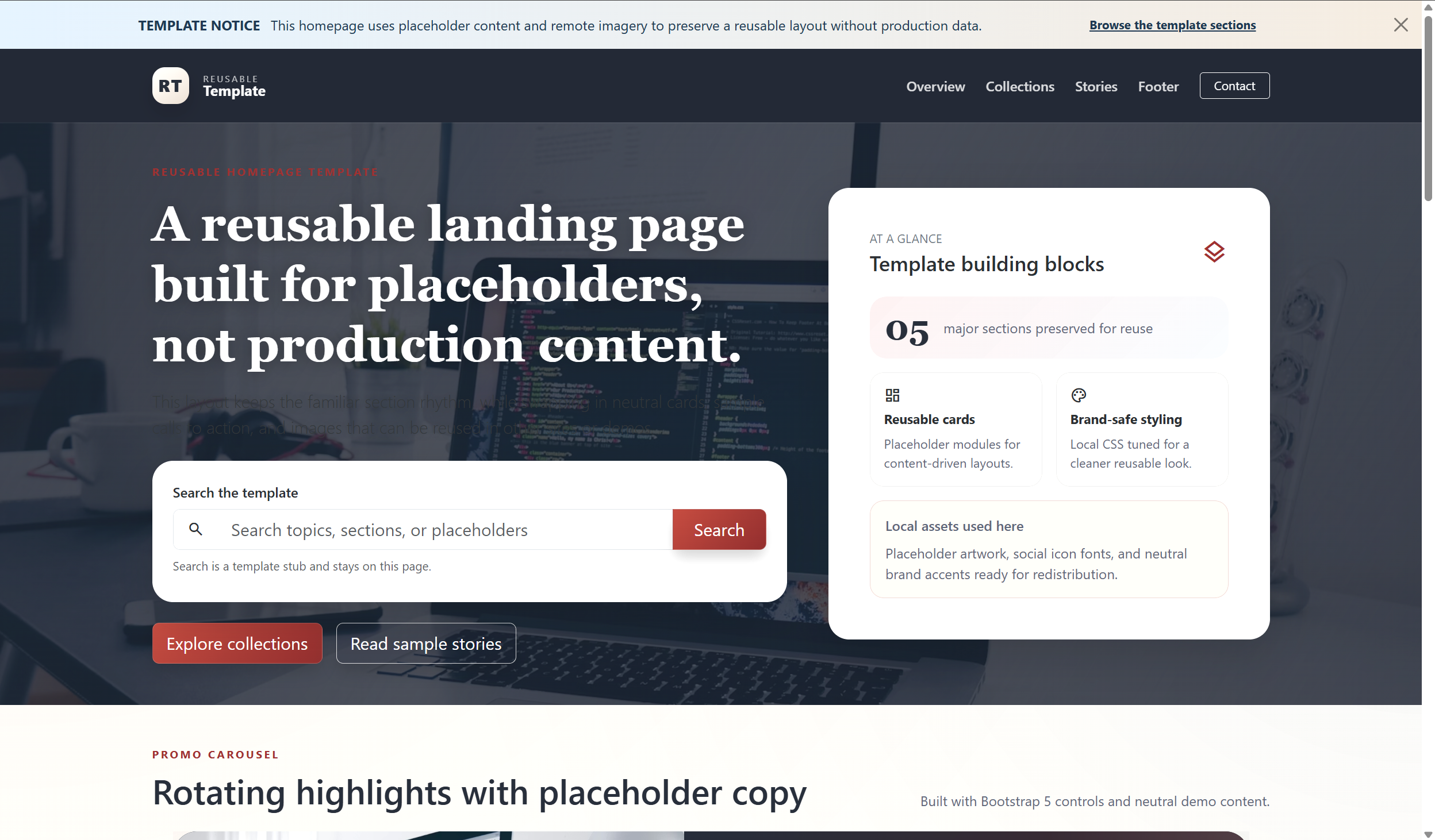 I Built a University-Style Homepage Template So You Can Launch Faster This Weekend