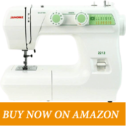Janome 2212 – Best Janome Mechanical Sewing Machine - Best Budget Sewing Machine for Advanced Sewers