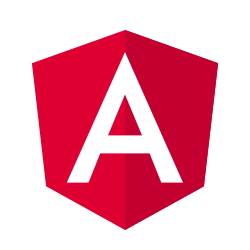 angular logo of white A on red shield