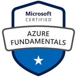 Badge da certificação Azure Fundamentals
