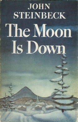 Cover of “The Moon is Down” by John Steinbeck © 1943