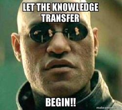 meme — Morpheus and knowledge transfer