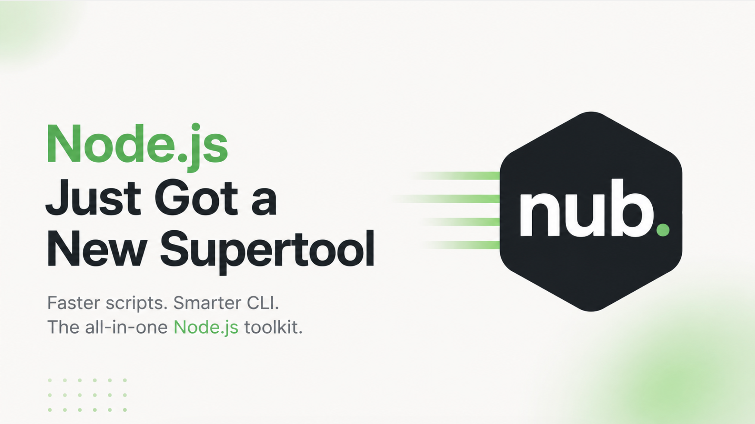 Node.js Just Got a New Supertool ⚡