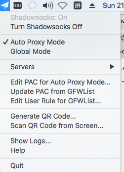 Shadowssocks for mac