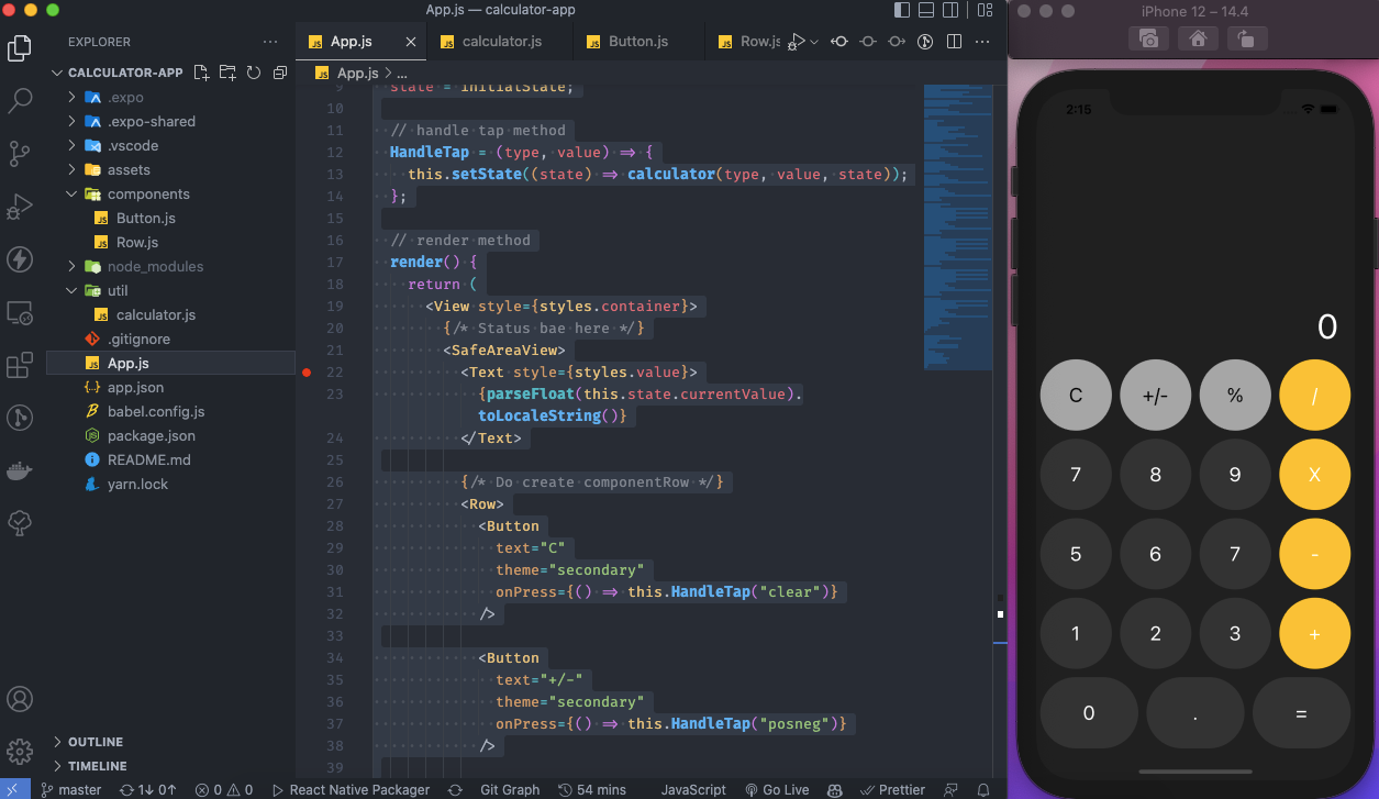 calculator app