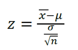 Z-Statistic Formula