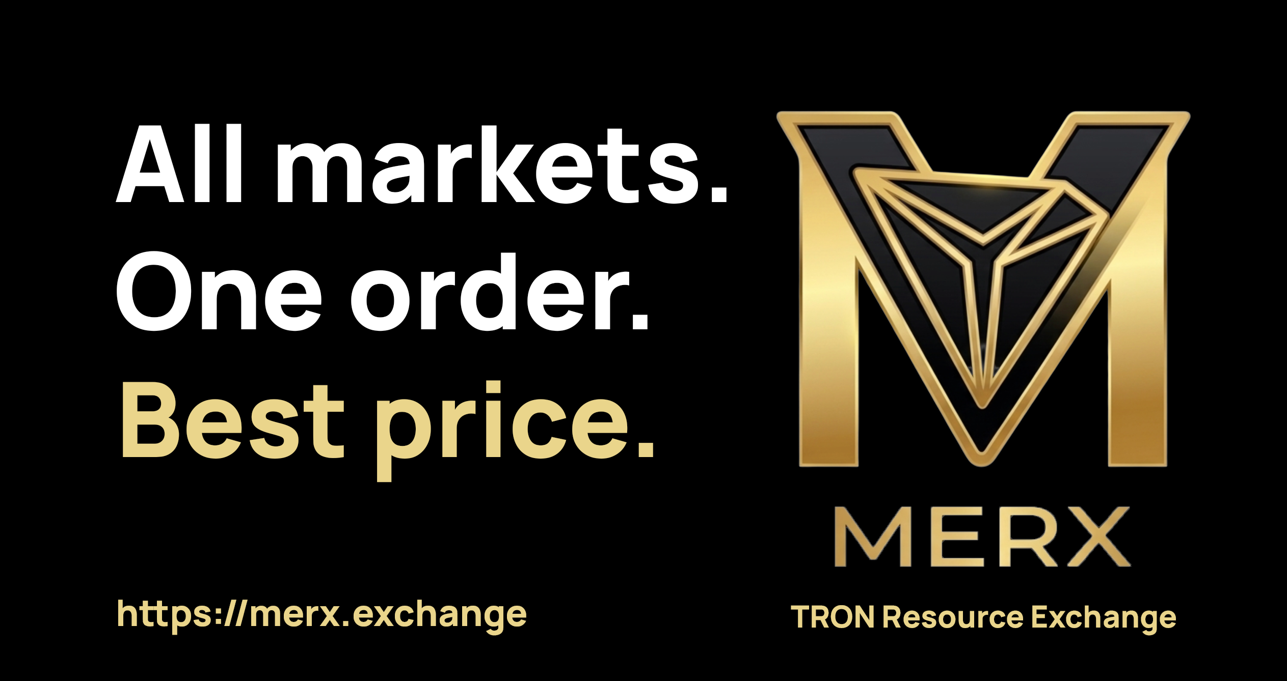 Introducing MERX: The First TRON Resource Exchange