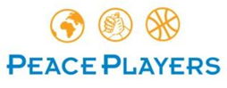 Logo for the PeacePlayers international organization focused on improving human relations.