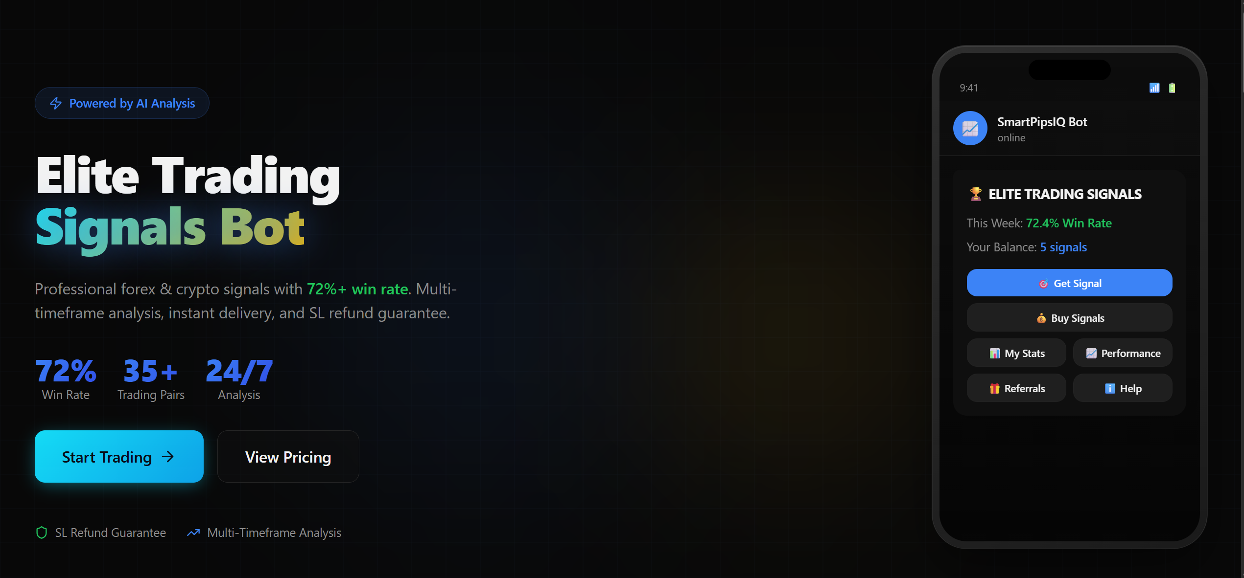 I Paid for a Trading Signal That Lost. The Bot Refunded Me Automatically No Questions Asked.