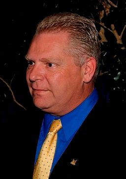 Councillor Doug Ford at levee 2011 cropped