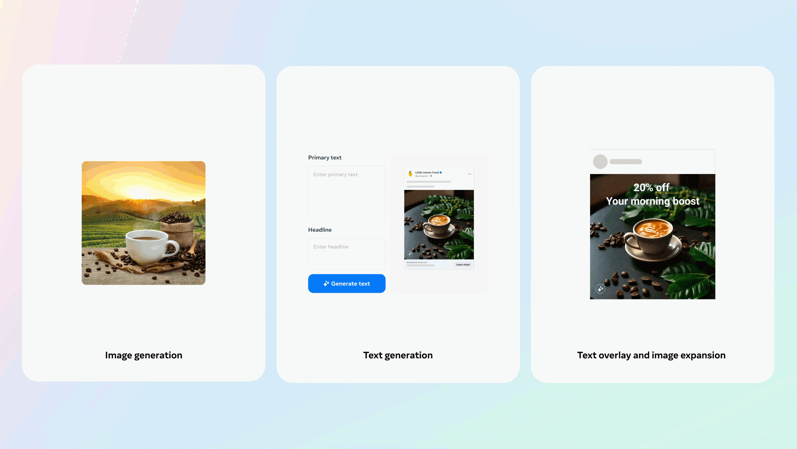 Meta unveils expanded AI tools for advertisers, enabling the creation of full new images, not just…