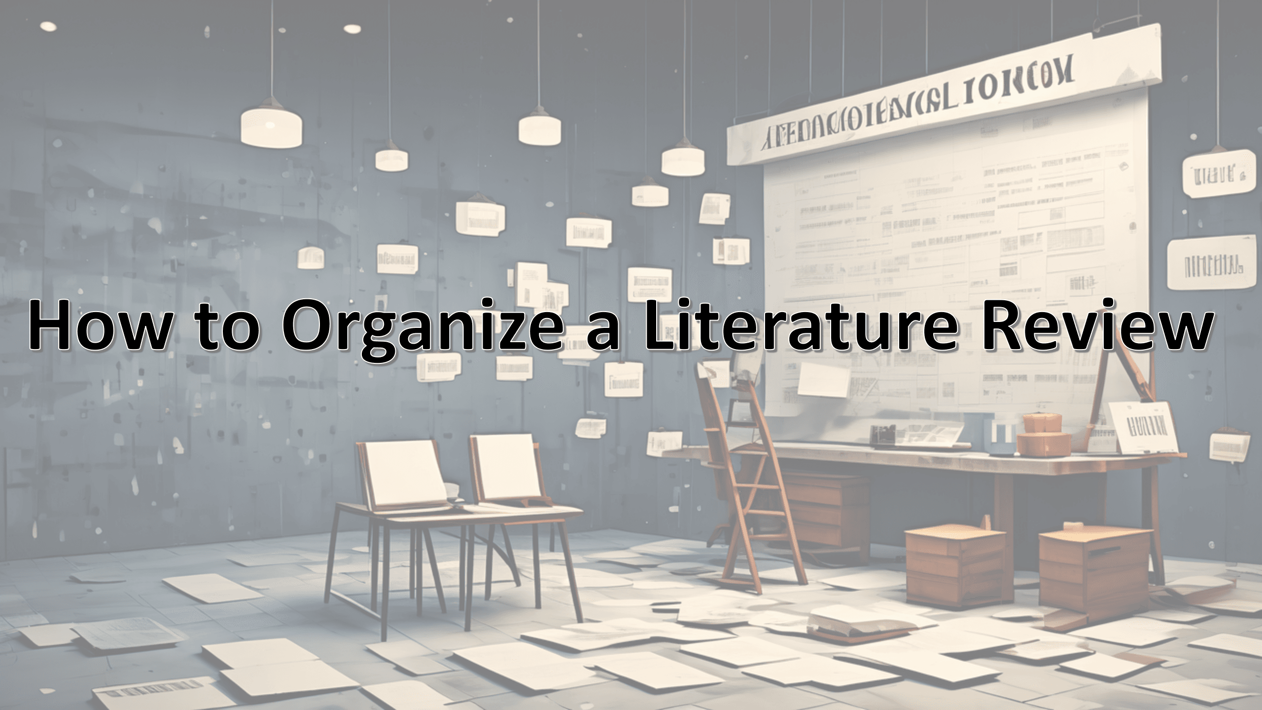 How to Organize a Literature Review